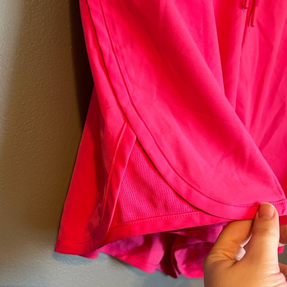 NWT Ideology Sz 3X Women’s Fiery Pink Athletic Lined Drawstring Workout Shorts! - Picture 4 of 11